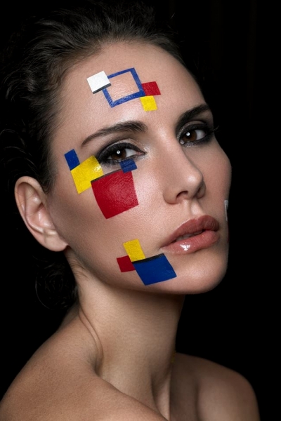 Maquillage géométrique