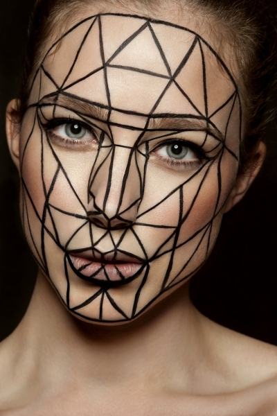 Maquillage artistique diamant