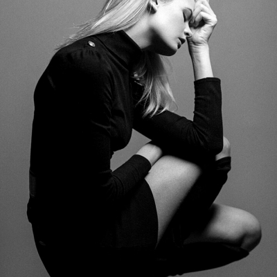 Noir et blanc makeup