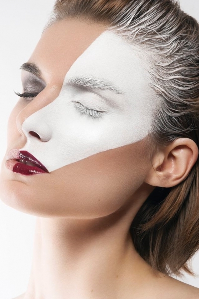 white makeup